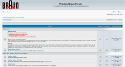Desktop Screenshot of braunforum.com